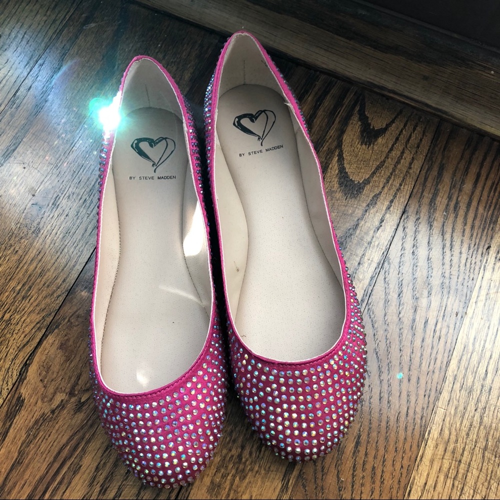 Steve Madden Dreemy Crystal Flats